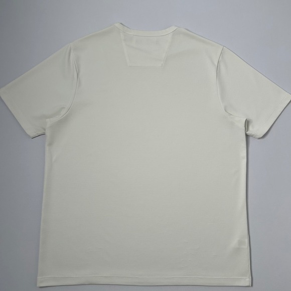 AXIST Men's XL Beige Textured Short Sleeve Crew Neck T Shirt Top - Picture 2 of 9